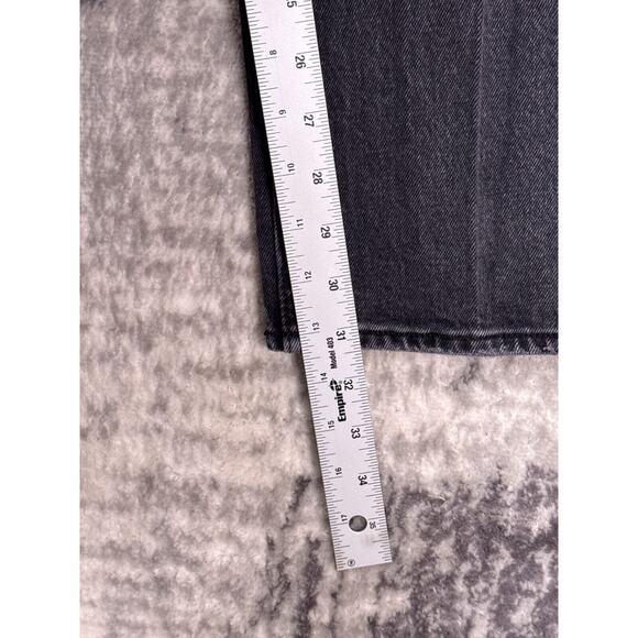 Abercrombie & Fitch Jeans 28 / 6L Womens 90s Straight Curve Love Black Denim - Picture 5 of 7